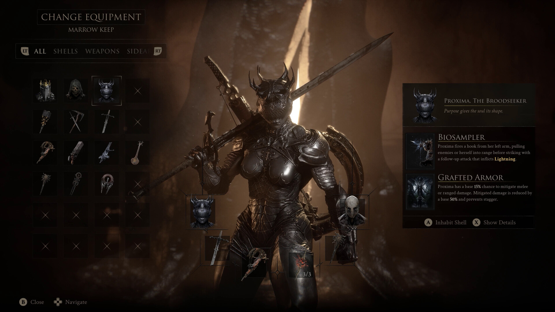 Mortal Shell II warrior fighting in official Steam media